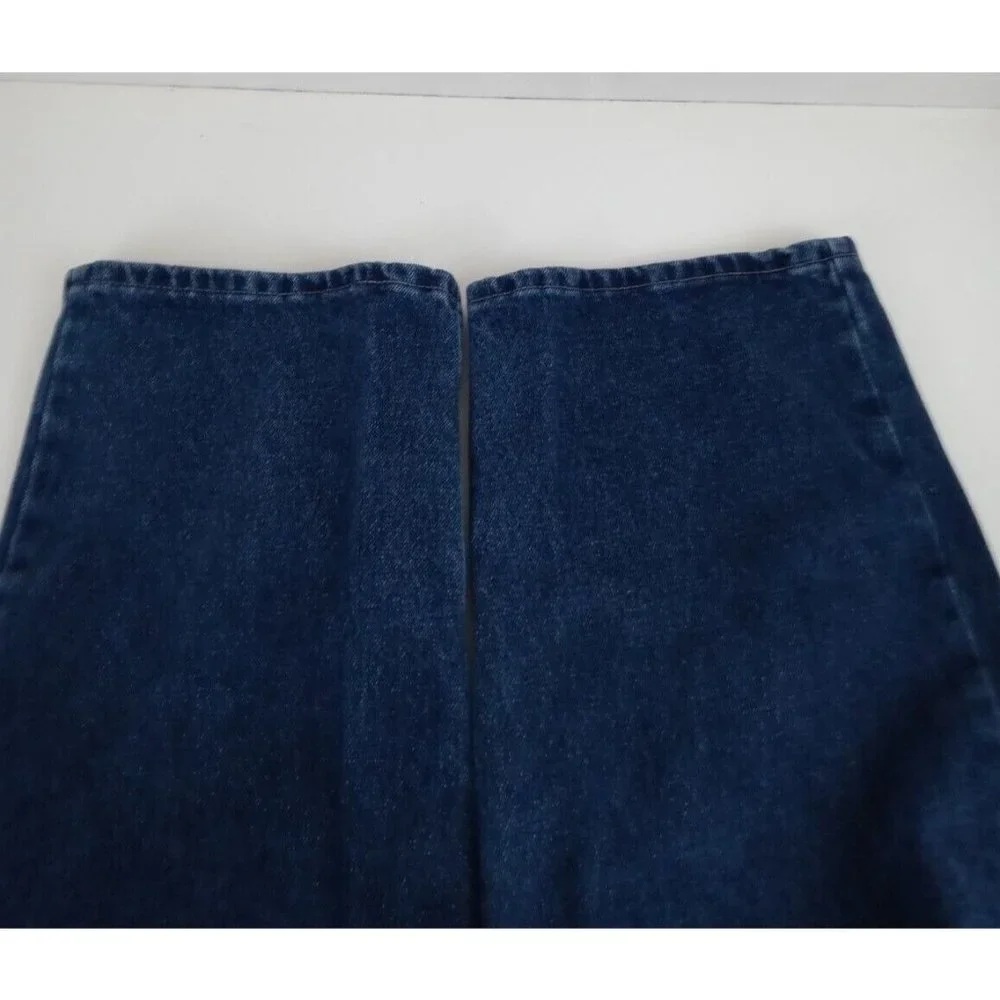 Wrangler Men's Dark Wash Bootcut Jeans Size 44x30 - Picture 5 of 8